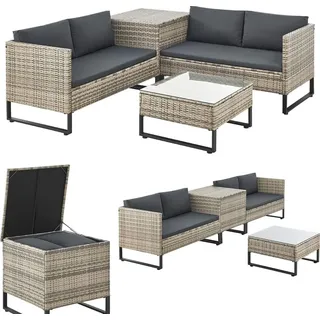Juskys  Santorini Set 10-tlg. grau