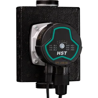 HST | Hocheffiziente Heizungspumpe | Umwälzpumpe | HST EPS 25-6/180 mm | Förderhöhe 6 Meter | Drehzahlregelung über PWM Signal