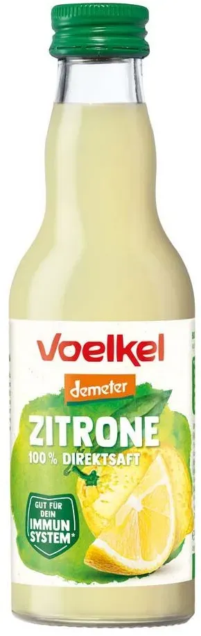 Zitrone - 100% Diretksaft Demeter 200ml inkl. 15 Cent Pfand