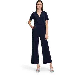 Cartoon Damen Jumpsuit mit Bindegürtel 36, Dunkelblau - 36W