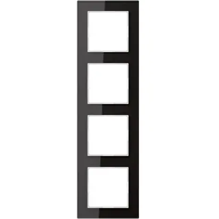 Jung Glasrahmen 4-fach sw AC 584 GL sw AC584GLSW