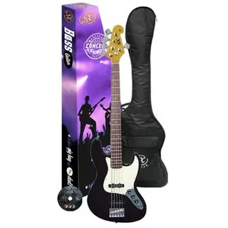 SX SJB62 / 41-BK 5-Saiter E-Bass