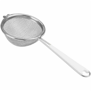 Metaltex Nudelsieb Küchensieb fein 10 cm Aluminium mit Griffeinlage, Aluminium