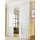 Woltu Gardinen mit Schlaufen Leinen Optik Schlaufenschal mit Kreis Muster Voile Fensterschal für Wohnzimmer Kinderzimmer Schlafzimmer 140x175 cm 1 Stück