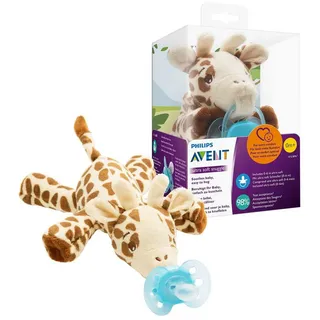 Philips AVENT Puppen Schnuller Philips Avent SCF348/11 Snuggle Giraffe, 0-6 Monate, (1-tlg)