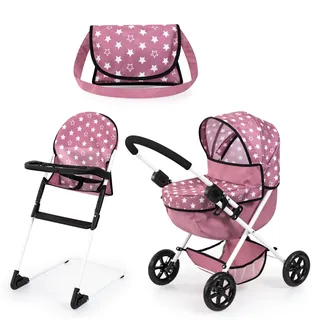 Bayer Design Puppenwagen Set Cosy Altrosa