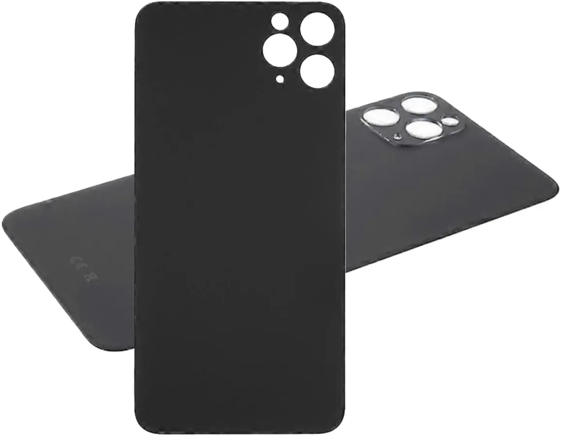 Akkudeckel Backcover für iPhone 11 Pro schwarz mit Kleber #AS104990
