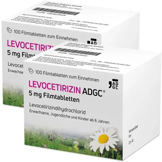 LEVOCETIRIZIN ADGC 5 mg 2X100 St