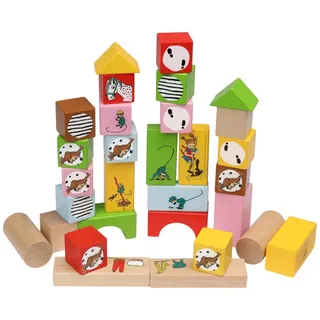 Pippi Langstrumpf Pippi Langstrumpf Unisex Kinder Spielbausteine, (30 St) bunt