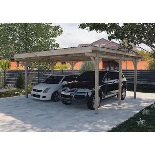 Weka Doppelcarport 616 4,71 x 3,89 cm kdi