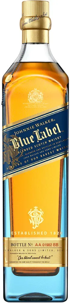 Johnnie Walker Blue Label Blended Scotch Whisky 40% 1 Liter