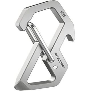 Nitecore Titan Karabiner NSH10, auch verwendbar als Flaschenöffner und Schlitzschraubendreher,