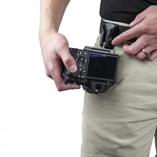 Spider Holster X Holster Set - Leichtes Hüft-Tragesystem mit Holster und Kameraplatte für spiegellose Kamera