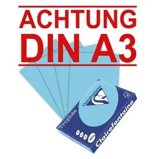 A3 160 g/m² 250 Blatt blau