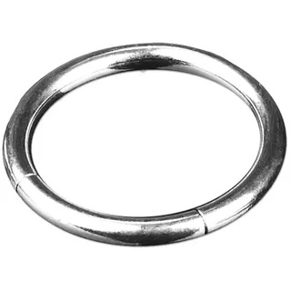 viva-adorno Nasenpiercing Segmentring Piercing Ring Nasenring Chirurgenstahl, Septum Lippe Helix Ohrpiercing silberfarben 1,2 x 10mm