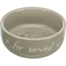 TRIXIE Napf Thanks for service, Keramik, 0,3 l / Ø 11 cm