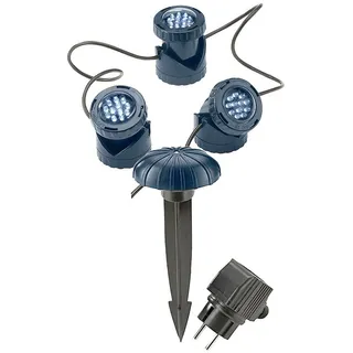 FIAP 3210 Teichbeleuchtung 3er Set LED Dunkelblau