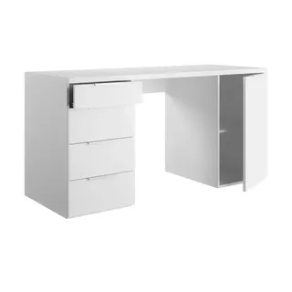 Schreibtisch  Este , weiß , Maße (cm): B: 145,9 H: 75,4 T: 59.6
