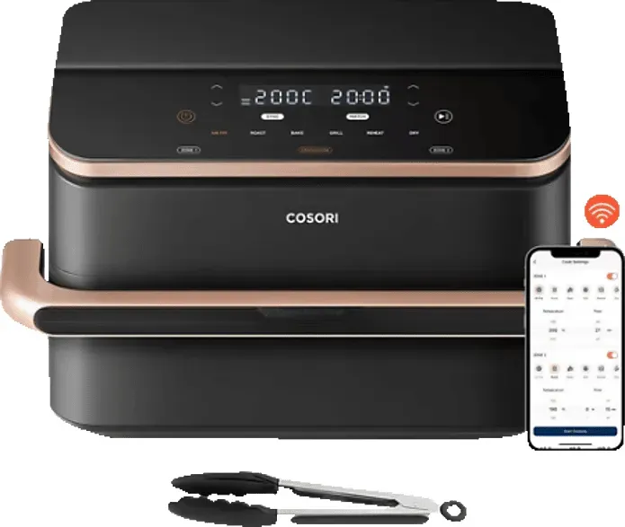 COSORI CAF-TF101S-AEUR 8-in1DualBlaze TwinFryTM, 2 Kammern Airfryer, 10 Liter Heißluftfritteuse