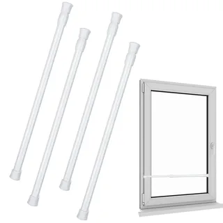 4 Stück Fenster Sicherheitsstange 40-70cm Fenster Sicherheit Bar Einstellbar Fenstersicherung Türsicherung Einbruchschutz für Fenster und Türen