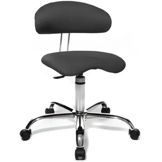 TOPSTAR Drehstuhl Sitness 40 anthrazit Laborstuhl Erzieherstuhl - Grau