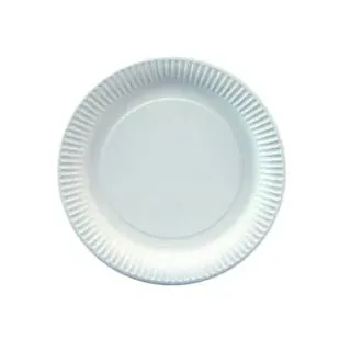 Papstar Pure rund, weiß, 25er