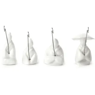 Kikkerland Teebeutelhalter Fisherman 4er-Set