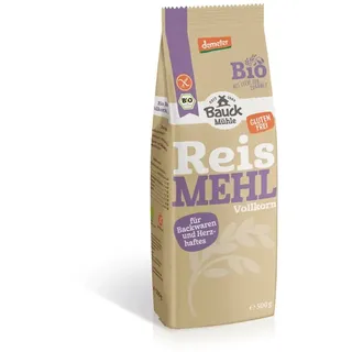 Bauckhof Reismehl Vollkorn glutenfrei Demeter