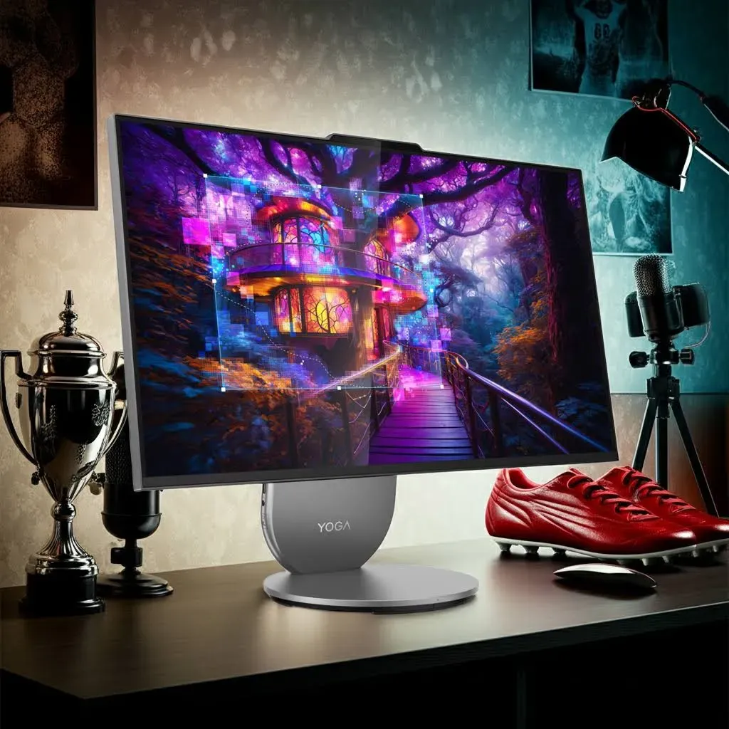 Lenovo Yoga AIO 27i Gen 10 27 Intel Intel® Core Ultra 5 125H Prozessor E-Kerne bis zu 3,60 GHz P-Kerne bis zu 4,50 GHz, Windows 11 Home 64, 512 GB SSD M.2 2280 PCIe 4.0 TLC