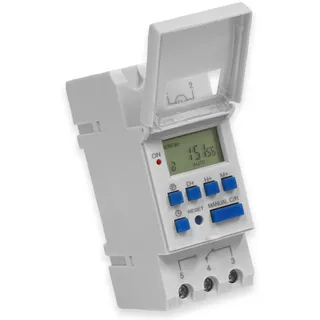 Reltech Digitale Zeitschaltuhr RZSD1, 230 V, DIN-Schiene, 1 Kanal