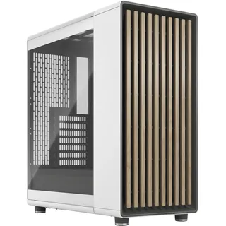 Fractal Design North Chalk White TG Clear Tint Gaming Gehäuse TG Seitenfenster