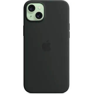 Apple Original iPhone 15 Plus Silicone Case mit MagSafe - Schwarz
