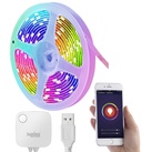 USB-RGB-LED-Streifen mit WLAN, App, Sound- & Sprachsteuerung, 3 m