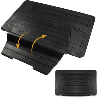 Walser Bootguard Kofferraummatte 120x80 + 40 cm in Schwarz