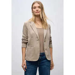 STREET ONE Damen 2116828 Cordblazer, Morning beige, 44