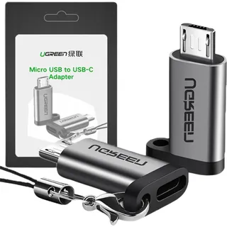 UGREEN USB-C auf Micro USB Adapter Grau