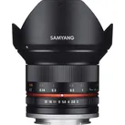 Samyang 12mm f/2 NCS CS Fujifilm XF (Fujinon XF, APS-C / DX), Objektiv, Schwarz