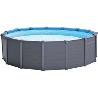 Intex  Graphite Panel Pool Set 478 x 124 cm inkl. Sandfilteranlage 26384