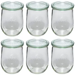 Weck Tulpenform-Glas 1062ml 6er Pack