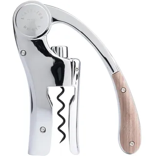 L'Atelier du Vin 095464-7 Oeno Motion Wood Hebelkorkenzieher, Gußeisen, Schwarz