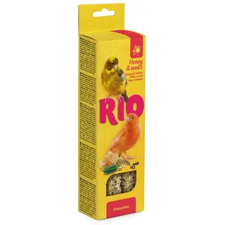 RIO Sticks für Kanarien mit Honig und gesunden Saaten, 8er Pack (8 x 80 g)