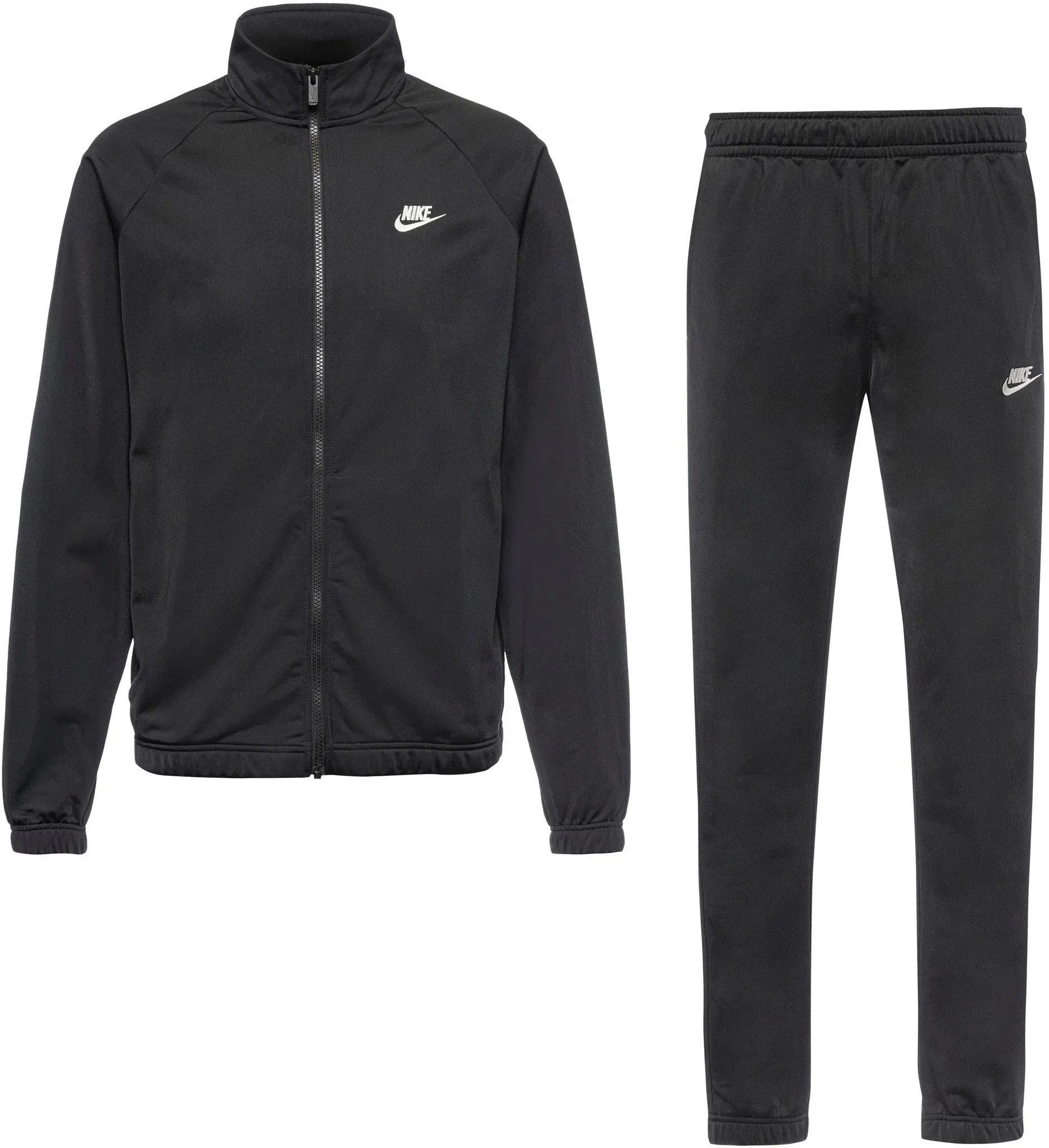 Nike NSW Club Trainingsanzug Herren in black-white, Größe S - schwarz