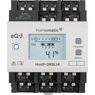 eQ-3 Homematic IP Jalousieaktor für Hutschienenmontage - 4-fach