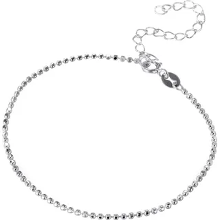 FIRETTI Silberkette »Schmuck Geschenk Silber 925 Armband Kette Fußkette Bauchkette Kugeln« in verschiedenen Längen erhältlich, 91761146-26 silberfarben