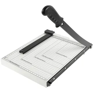 Papierschneider A4/B5/A5/B6/B7 Hebelschneider Metallbasis - Manuell für Papier und Foto