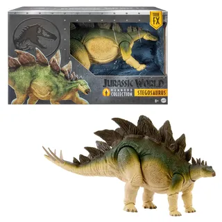 Mattel Jurassic World Hammond Collection Vergessene Welt Jurassic Park Stegosaurus, extragroßes Herbivor-Dinosaurierspielzeug, JCH08