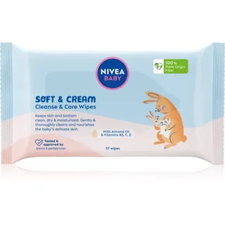 NIVEA BABY Soft & Cream Feuchttücher 57 St.