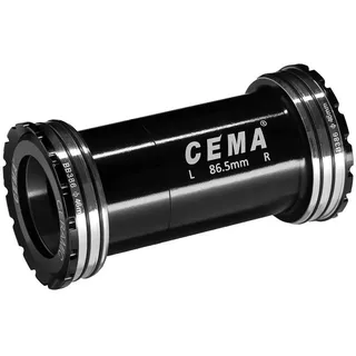 Cema Bb386 Ceramic Sram Dub Lagerschalen - Black - 86.5 mm