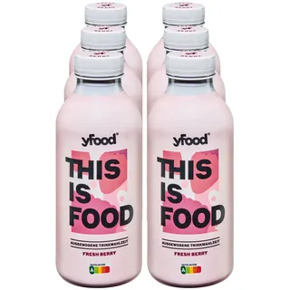 YFood Drink Fresh Berry 500 ml, 6er Pack