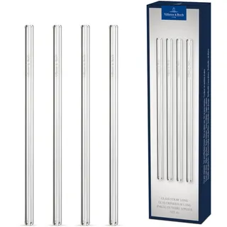 Villeroy & Boch Glas-Trinkhalm kurz, Set 4tlg Purismo Bar Länge 0,9 x Breite Höhe 20 cm